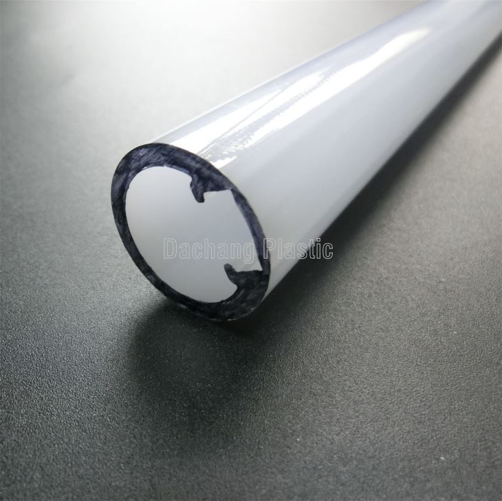 Tubo de plástico blanco PC